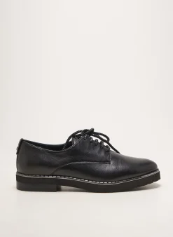 Derbies Mitica Noir Talon Plat Jusqu'à 3cm