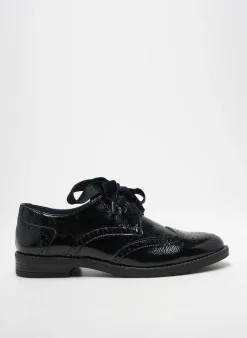 Derbies Myma Noir Talon Plat Jusqu'à 3cm