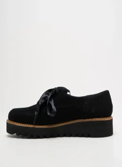 Derbies Myma Noir Talon Plat Jusqu'à 3cm