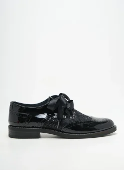 Derbies Myma Noir Talon Plat Jusqu'à 3cm