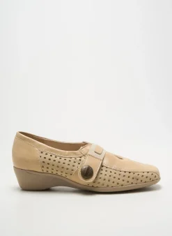 Derbies Pedi Girl Beige Talon De 4 À 6cm