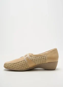 Derbies Pedi Girl Beige Talon De 4 À 6cm