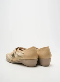 Derbies Pedi Girl Beige Talon De 4 À 6cm