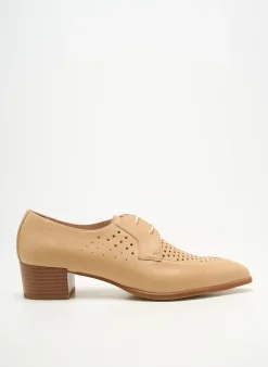 Derbies Pertini Marron Talon De 4 À 6cm