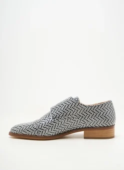 Derbies Pertini Noir Talon Plat Jusqu'à 3cm