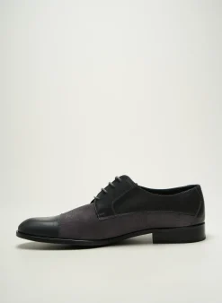 Derbies Pierre Cardin Gris Talon Bas