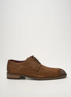 Derbies Pierre Cardin Marron Talon Bas