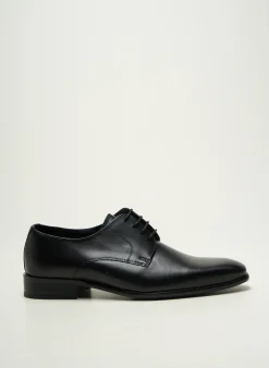Derbies Pierre Cardin Noir Talon Bas