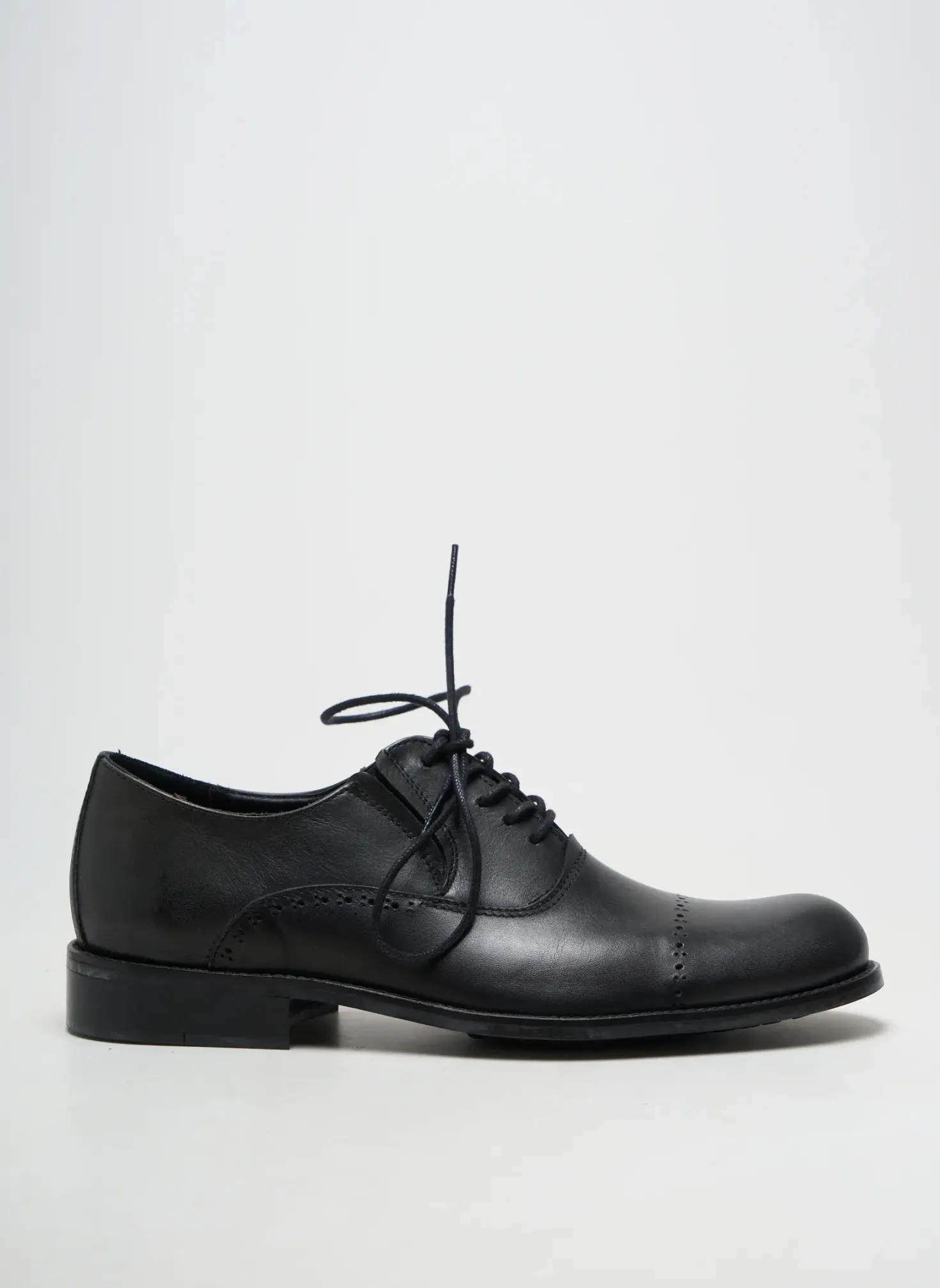 Derbies Pratik Noir Talon Bas