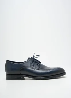 Derbies Roy Robson Bleu Talon Bas
