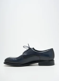 Derbies Roy Robson Bleu Talon Bas