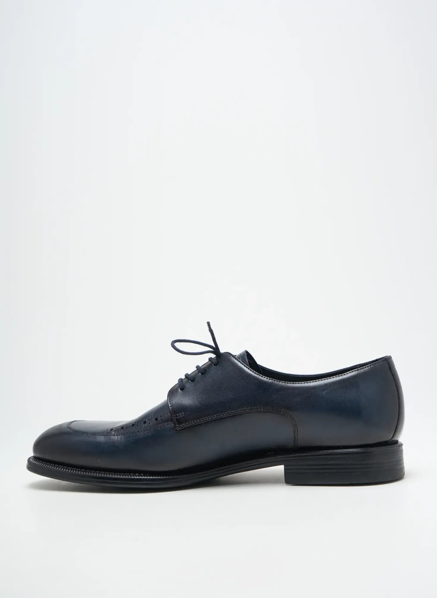 Derbies Roy Robson Bleu Talon Bas
