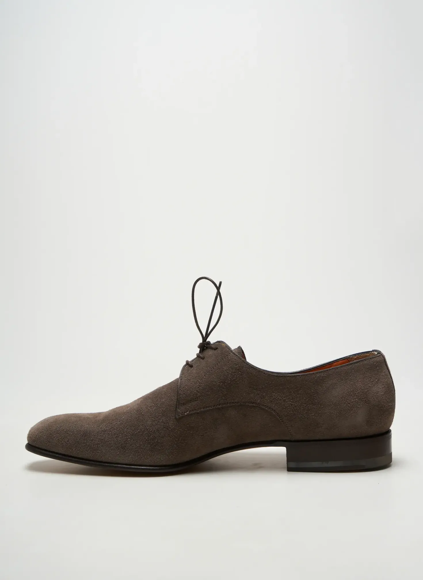 Derbies Santoni Gris Talon Bas