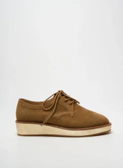Derbies Schmoove Marron Talon Plat Jusqu'à 3cm
