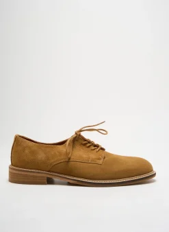 Derbies Selected Marron Talon Bas