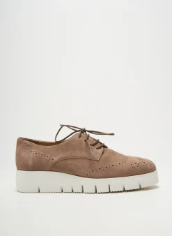 Derbies Unisa Marron Talon De 4 À 6cm