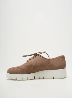 Derbies Unisa Marron Talon De 4 À 6cm
