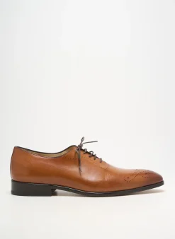 Derbies Yves Saint Clair Marron Talon Bas