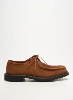 Derbies Yves Saint Clair Marron Talon Bas