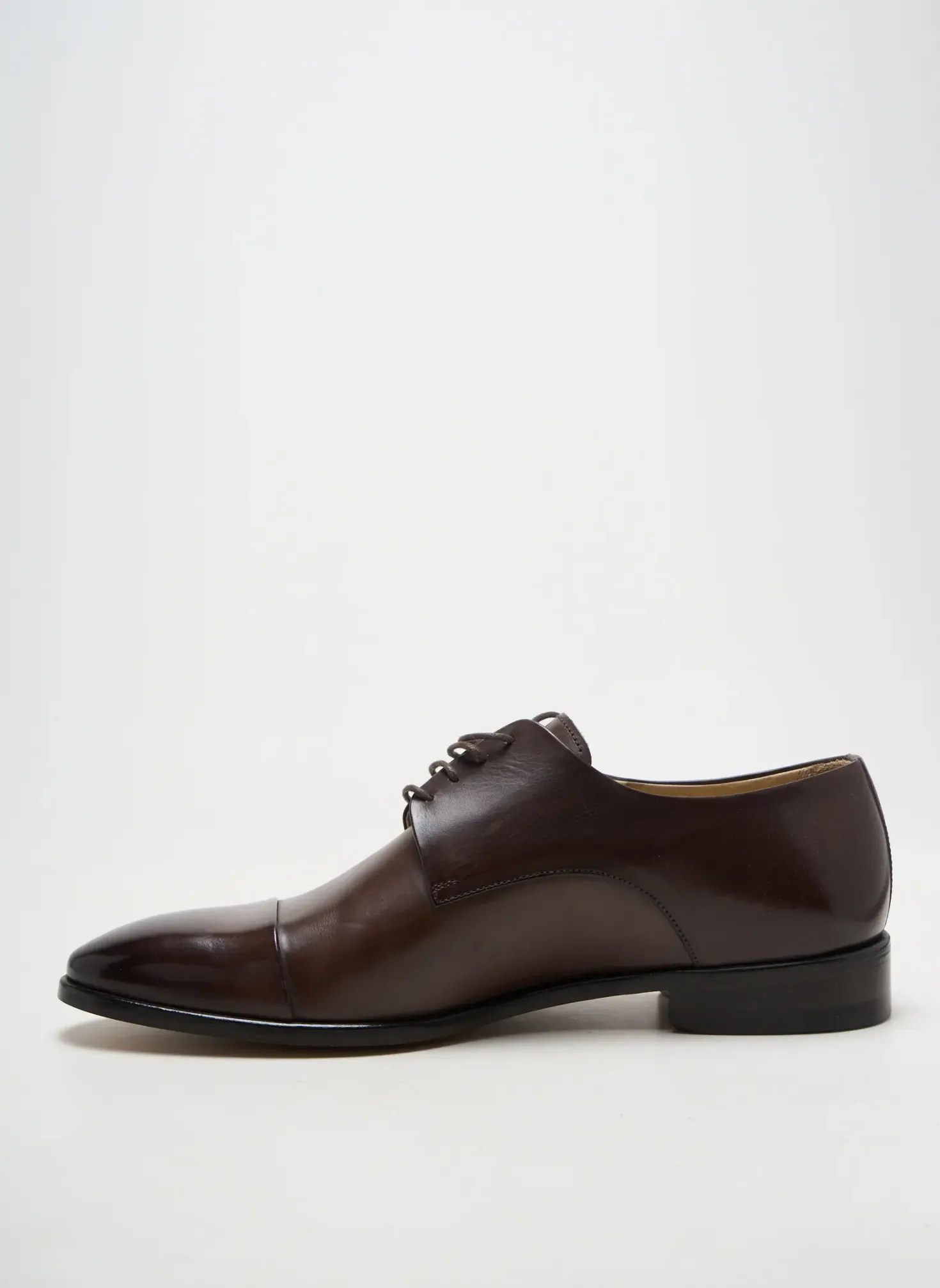 Derbies Yves Saint Clair Marron Talon Bas