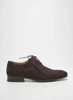 Derbies Yves Saint Clair Marron Talon Bas