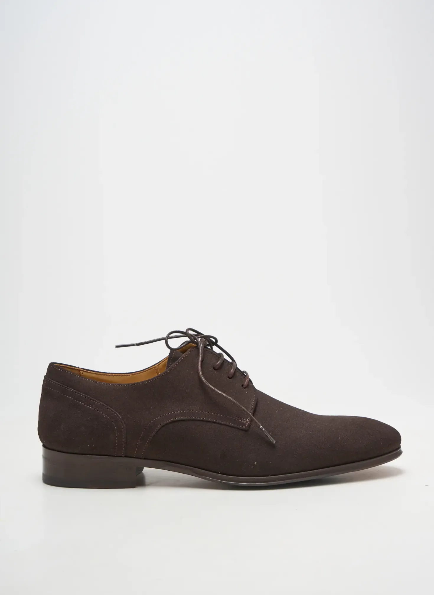 Derbies Yves Saint Clair Marron Talon Bas