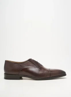 Derbies Yves Saint Clair Marron Talon Bas