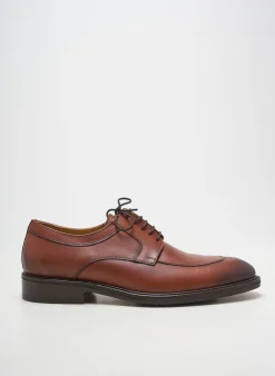 Derbies Yves Saint Clair Marron Talon Bas