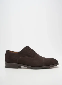 Derbies Yves Saint Clair Marron Talon Bas