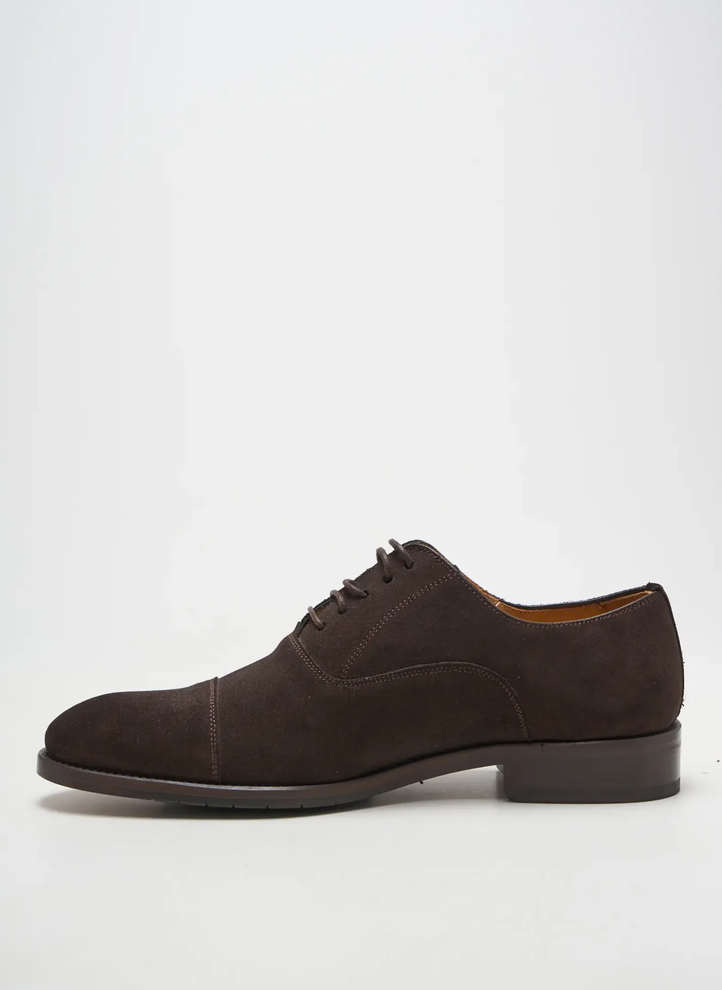 Derbies Yves Saint Clair Marron Talon Bas