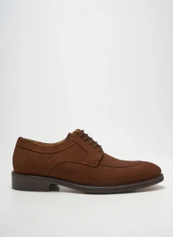Derbies Yves Saint Clair Marron Talon Bas