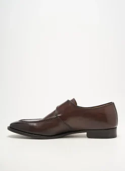 Derbies Yves Saint Clair Marron Talon Bas