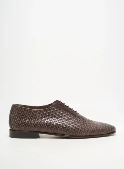Derbies Yves Saint Clair Marron Talon Bas