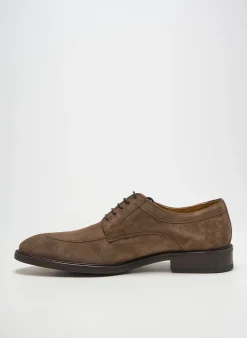 Derbies Yves Saint Clair Marron Talon Bas
