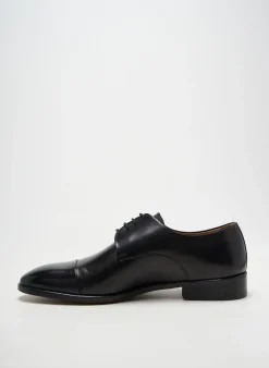 Derbies Yves Saint Clair Noir Talon Bas