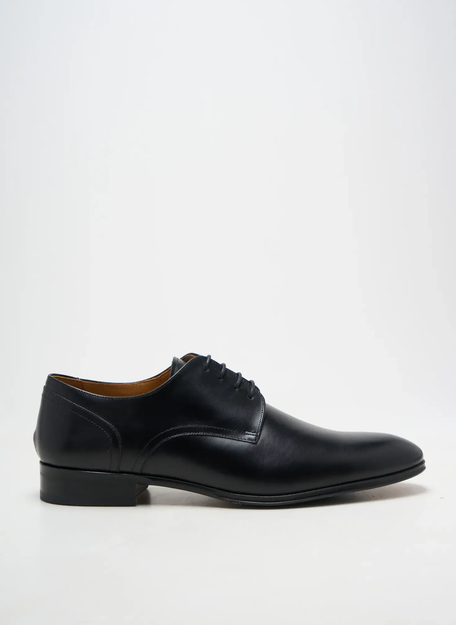 Derbies Yves Saint Clair Noir Talon Bas