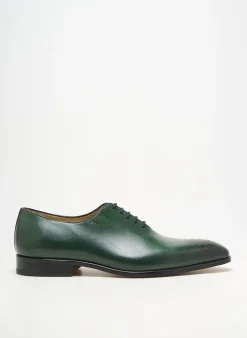 Derbies Yves Saint Clair Vert Talon Bas