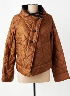 Doudoune Alembika Marron Sans Capuche