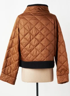Doudoune Alembika Marron Sans Capuche