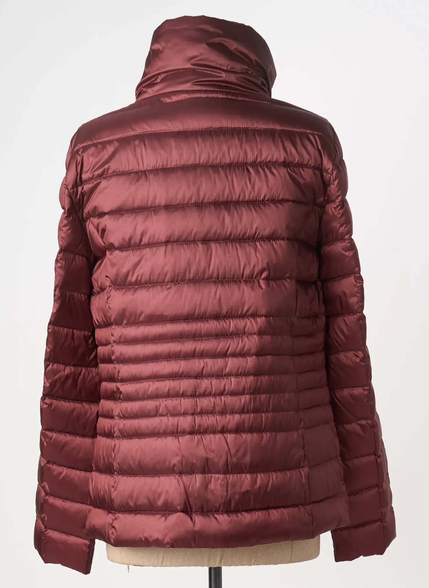 Doudoune Barbara Lebek Rouge Sans Capuche