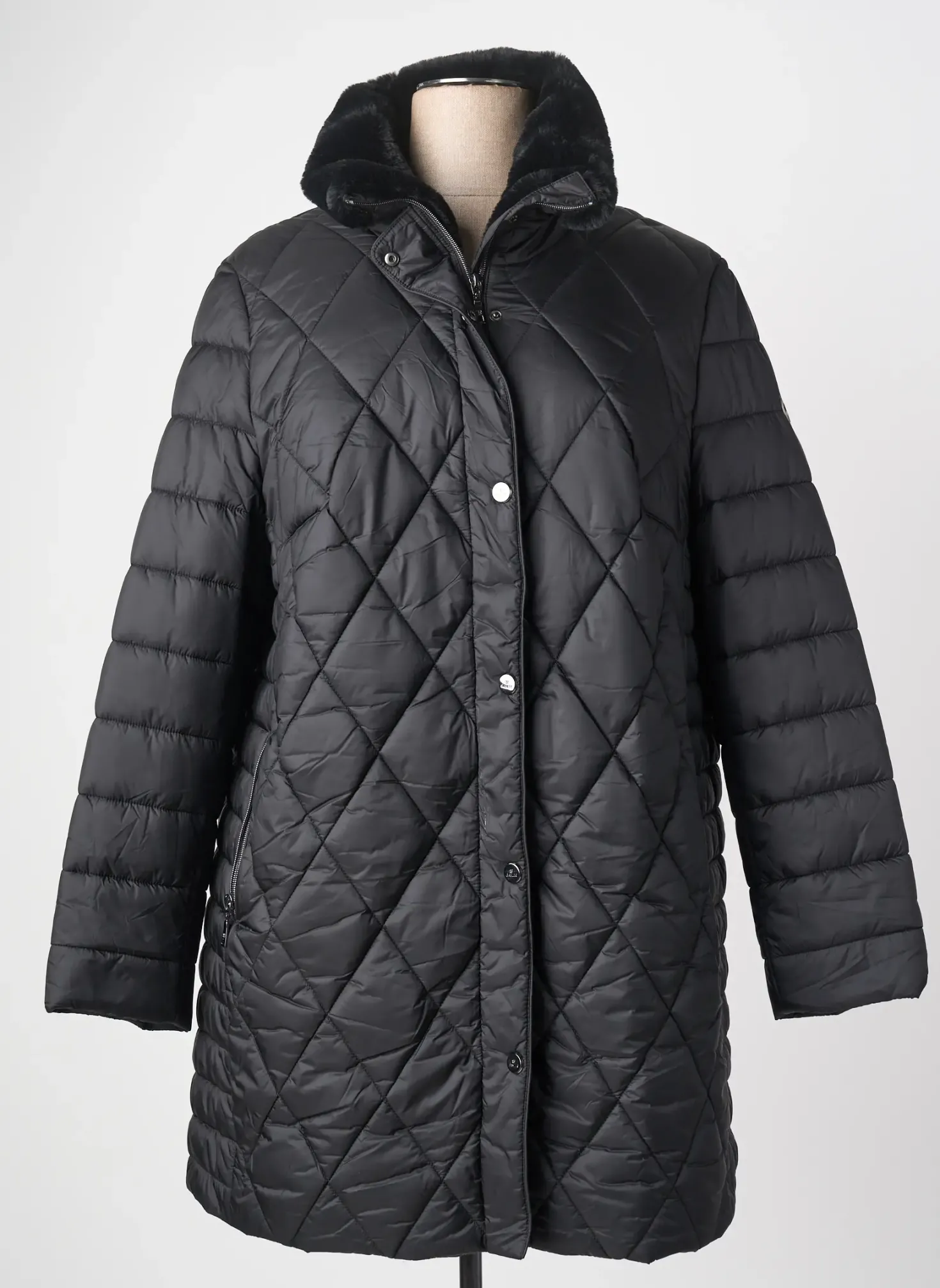 Doudoune Basler Noir Sans Capuche