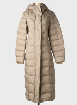 Doudoune Beaumont Marron A Capuche