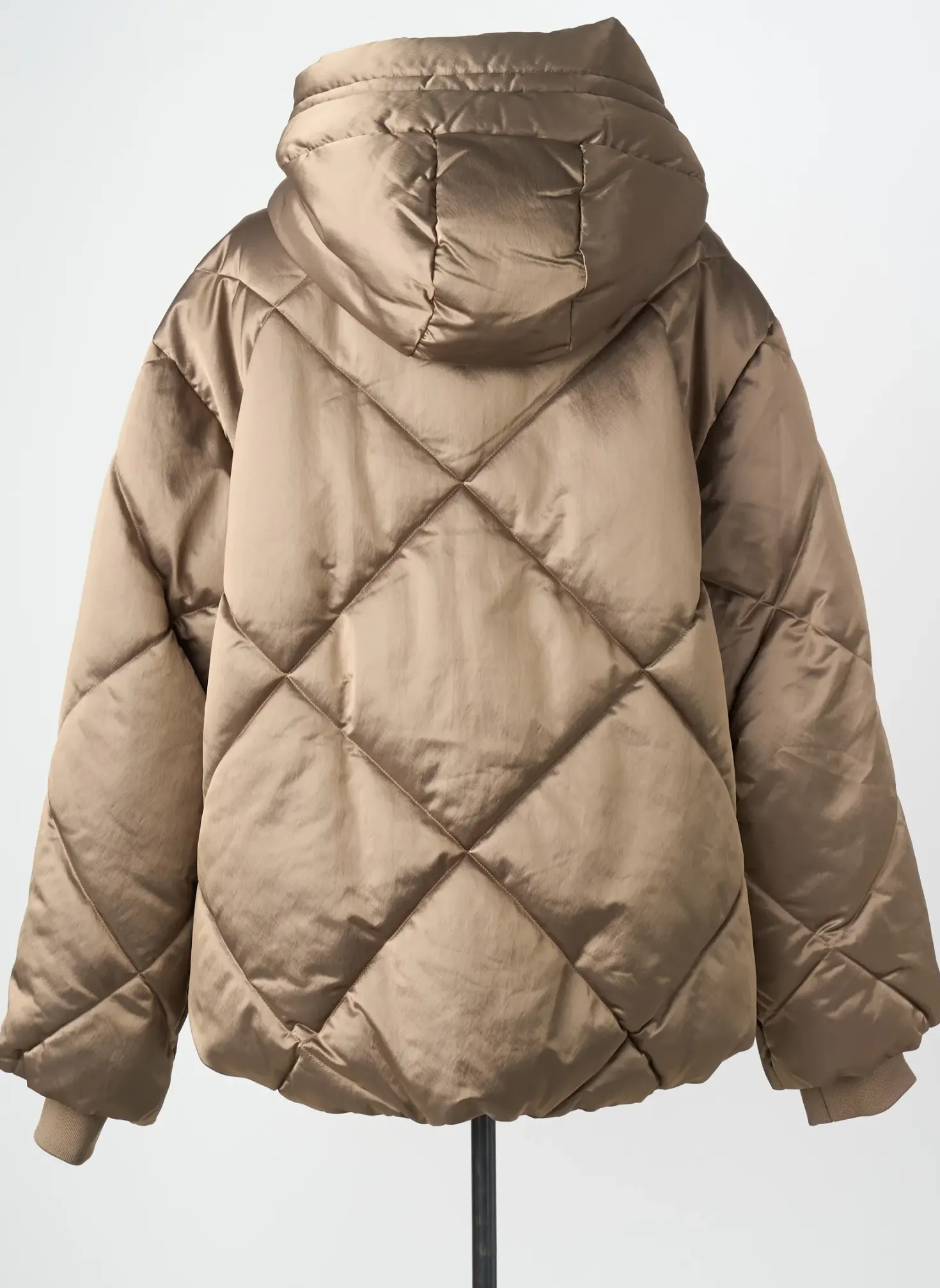 Doudoune Beaumont Marron A Capuche