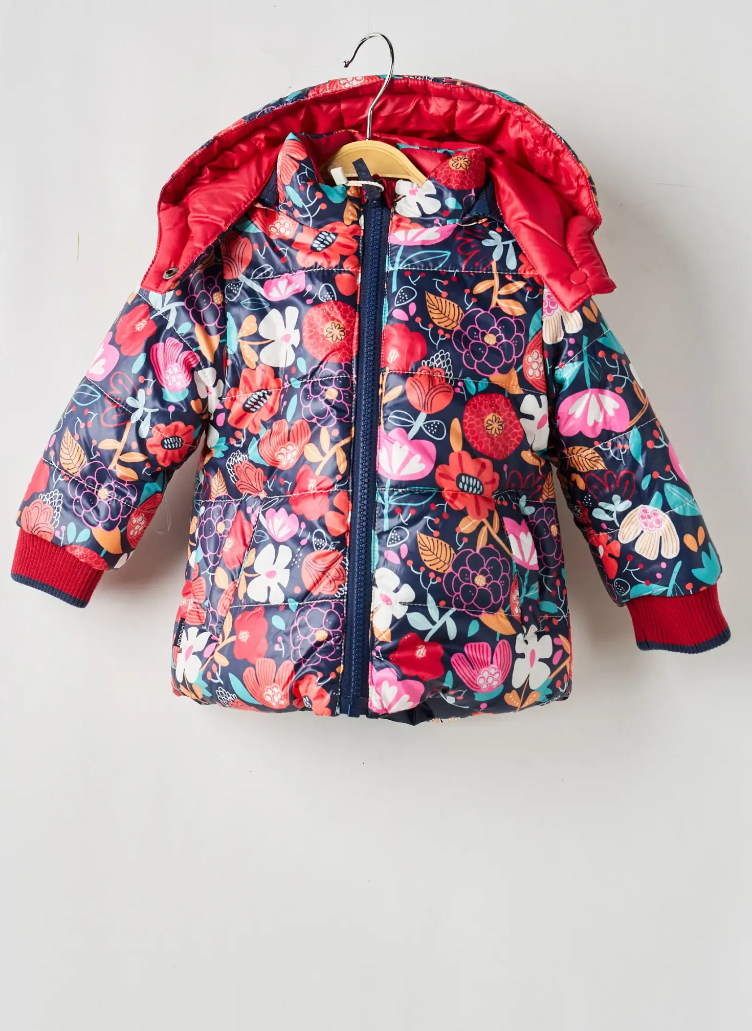 Doudoune Boboli Rouge A Capuche