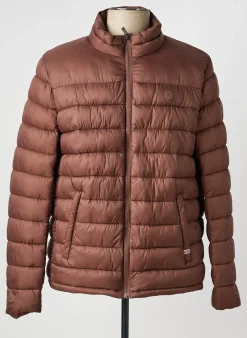 Doudoune Cambridge Marron Sans Capuche