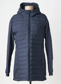 Doudoune Camel Active Bleu A Capuche