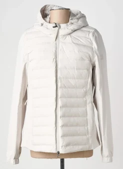 Doudoune Camel Active Gris A Capuche