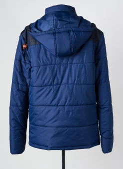Doudoune Cbk Bleu A Capuche