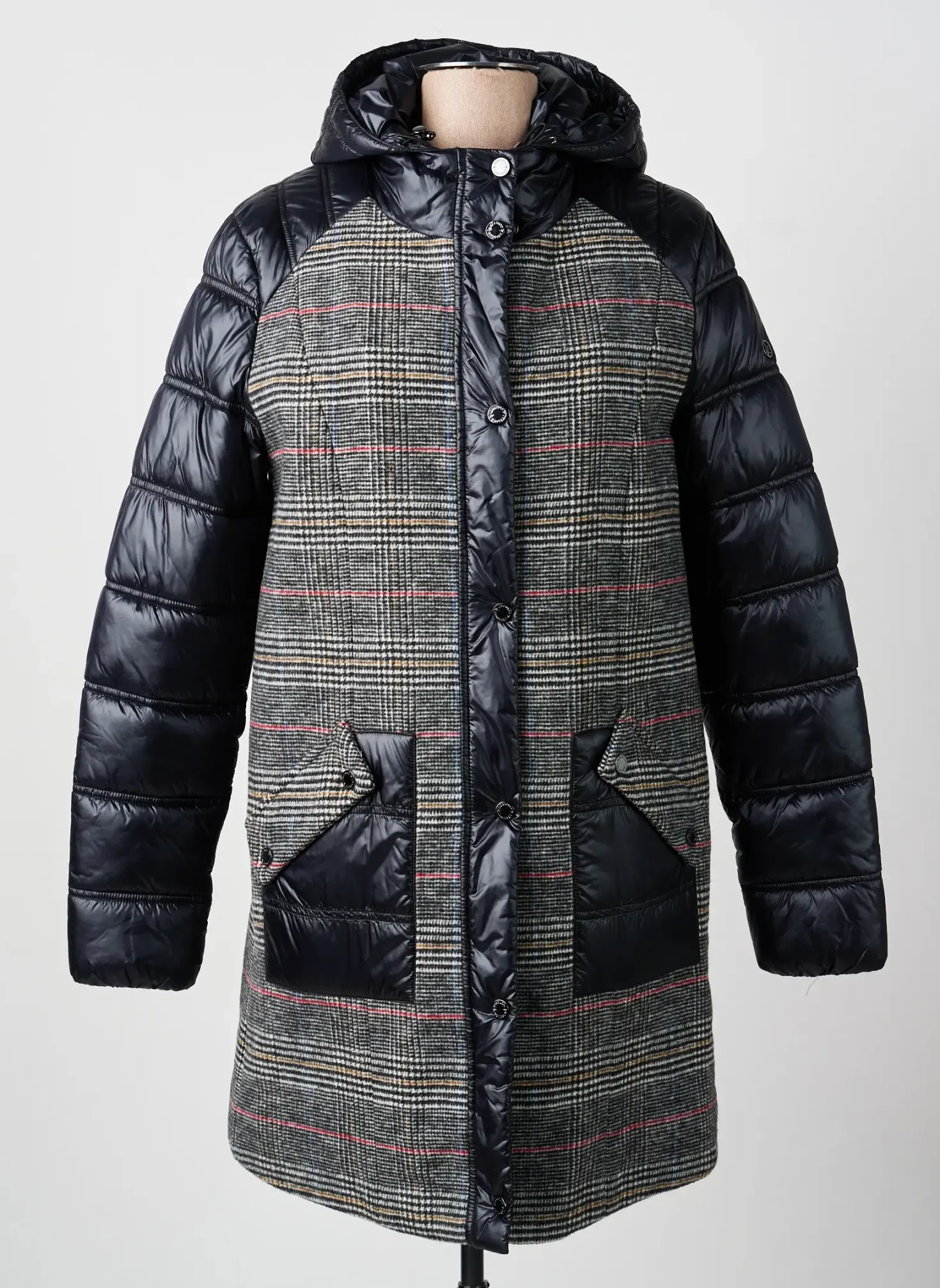 Doudoune Concept K Noir A Capuche