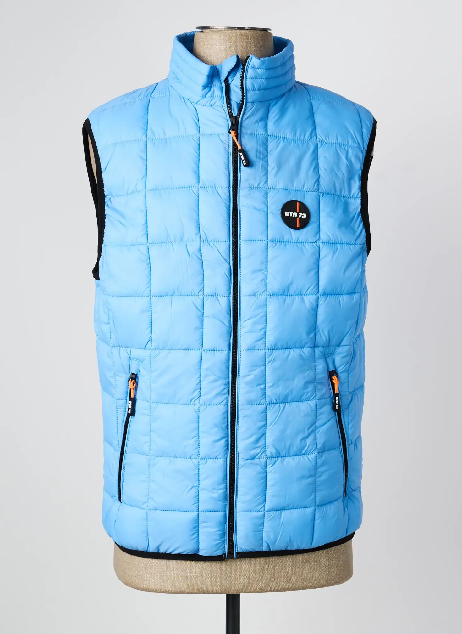 Doudoune Daytona Bleu Sans Capuche